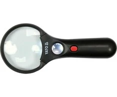 YATO LUPA DWIE SOCZEWKI 3x/45x PODŚWIETLENIE LED