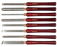 Yato medžio tekinimo kaltų rinkinys 8vnt YT-62780