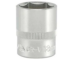 Yato Toya Sa Poland Galvutė šešiakampė | 10 mm (3/8") | 18 mm (YT-3813)
