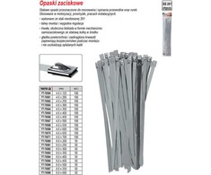 Yato NERŪDIJANČIO PLIENO spaustukai 8.0X250MM 50VNT.