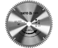 Yato Medienos pjūklo diskas 315x80Tx30, skirtas medienai, medienos plokštėms, plastikams, su volframo karbido antgaliais
