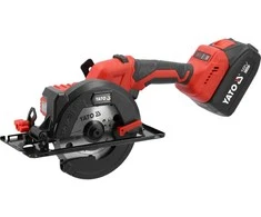 Yato Toya Sa Poland Diskinis pjūklas akumuliatorinis | 18V 140 mm | 2 vnt 4 AH akumuliatoriai (YT-8281185)