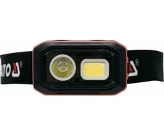 Yato Toya Sa Poland Lempa dedama ant galvos | lygus žibinto reguliavimas / judesio daviklis | 500LM AKU/3XAAA OSRAM LED (YT-08593)