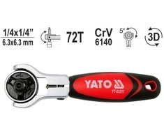 YATO RETŠKAS SU SUKIAMA GALVA 1/4 "2IN1