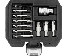 Toya Sa Poland Antgalių rinkinys | sugadintiems T-Star (Torx) su skyle | 11 vnt. (YT-04582)