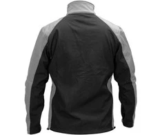 Yato Softshell striukė darbui, S dydis, atspari vandeniui ir kvėpuojanti, juoda, pilka ir oranžinė striukė