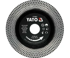Yato Toya Sa Poland Deimantinis pjovimo diskas keramikai | 125 × 22,23 mm, segmentas 1,8 × 10/20 mm (YT-59973)