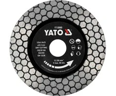 Yato Toya Sa Poland Deimantinis pjovimo diskas keramikai ir granitui | 125 × 23 × 22,23 mm (YT-59980)