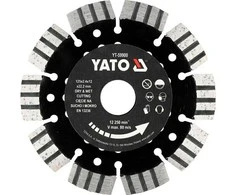 Yato Toya Sa Poland Deimantinis pjovimo diskas gelžbetoniui | 125 × 12 × 22,2 mm (YT-59900)