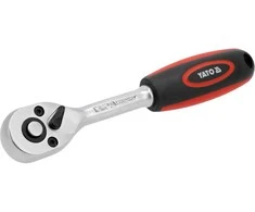 Toya Sa Poland Terkšlinė rankena galvutėms | 90T smulkūs dantukai | 6.3 mm (1/4") (YT-03241)