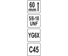 YATO Universali gręžimo karūna TCT 32mm 5/8"