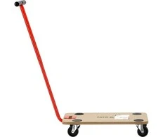 Yato Platforminis vežimėlis su traukos strypu, 200 kg keliamoji galia, MDF platforma, 4 ratų platforminis vežimėlis