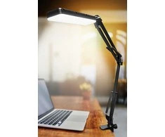 Stalo Lempa - Media-Tech MT224 5.6W LED Reguliuojama Rankena USB Juoda