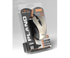 Itin ergonomiška optinė pelė Media-Tech PLANO MT1091S, USB jungtis, 800DPI, sidabrinė