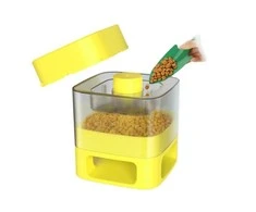 Media-Tech DOGGY VILLAGE Pet Auto-Buffet MT7130Y geltonas - mechaninis sauso maisto dozatorius