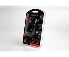 Belaidė optinė ergonomiška pelė Media-Tech RATON PRO MT1113K, tinka kairiarankiams ir dešiniarankiams, Nano USB adapteris, 1600DPI, juoda