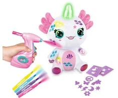 Canal Toys AIRBRUSH PUSH Rinkinys su aerografu „Vienaragis aksolotlis“