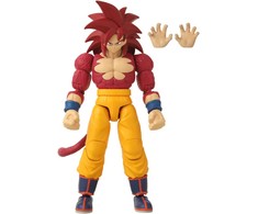 ANIME HEROES DRAGON STARS Poseable figūrėlė su priedais - Super Saiyan 4 Goku (Daima)