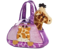 AURORA FANCY PALS Pliušinė žirafa, 20 cm