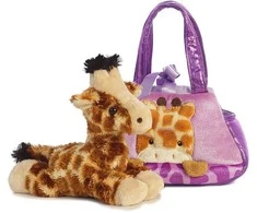 AURORA FANCY PALS Pliušinė žirafa, 20 cm