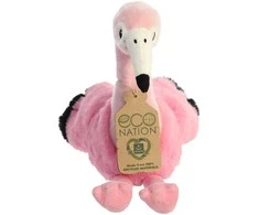 AURORA ECO NATION Pliušinis flamingas, 24 cm