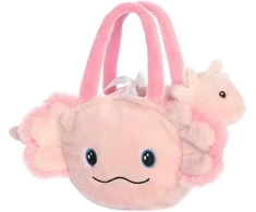 FANCY PALS AURORA Aksolotlis rankinėje, 20 cm