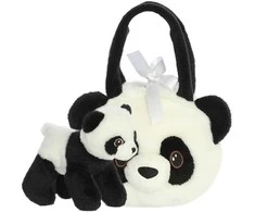 AURORA FANCY PALS Panda rankinėje, 20 cm