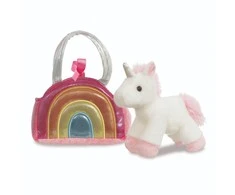 AURORA FANCY PALS Pliušinis vaivorykštės vienaragis, 17 cm