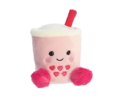AURORA PALM PALS Pliušinis burbulinės arbatos puodelis, 11 cm