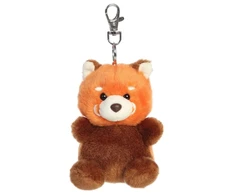 PALM PALS AURORA Raktų pakabukas – RAUDONOJI PANDA, 10 cm