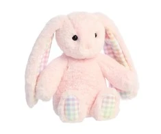 AURORA Pliušinis rožinis zuikis, 18 cm