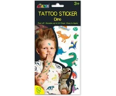 AVENIR Priklijuojamos tatuiruotės „Dinozaurai“