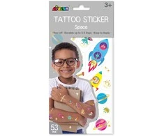 AVENIR Priklijuojamos tatuiruotės „Kosmosas“