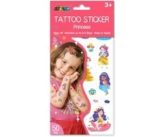AVENIR Priklijuojamos tatuiruotės „Princesės“
