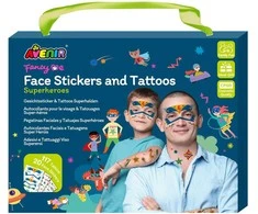 AVENIR Veido lipdukai ir tatuiruotės „Superherojai“