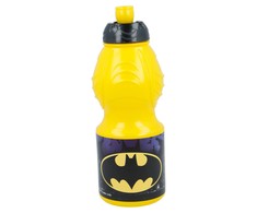 Stor DC Comics – sportinis buteliukas su Batman logotipu (geltonas/juodas), 400 ml