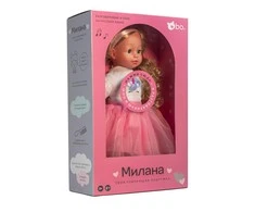 bo. Kalbanti ir dainuojanti lėlė Milana, 40 cm, rusų k.