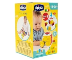 Lavinamasis žaislas kūdikiams Kubas du viename "Q-bricks", Chicco