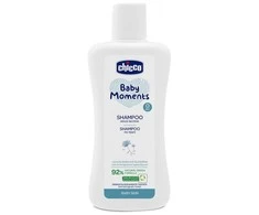 CHICCO Šampūnas BABY MOMENTS, 200 ml