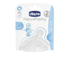 CHICCO NATURAL FEELING Silikoonist lutt, 2m+