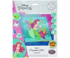 Craft Buddy DISNEY PRINCESS CRYSTAL ART Atvirukas „Arielė“