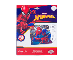 CRAFT BUDDY SPIDER-MAN CRYSTAL ART Atvirukas „Žmogus-voras“, 18 x 18 cm
