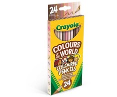 Crayola, Inc. CRAYOLA Colours of the World Coloured Pencils 24ct