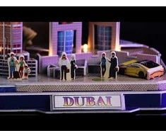 CUBICFUN City Line 3D dėlionė su LED (didelė)„Dubajus"