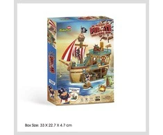 CUBICFUN 3D dėlionė „Piratų laivas“