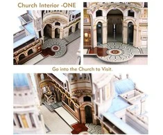 CUBICFUN 3D dėlionė „Švento Pauliaus katedra“