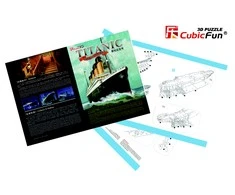 CUBICFUN 3D dėlionė (didelė) „Titanikas“
