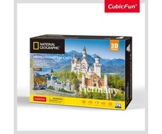 CUBICFUN 3D dėlionė „Neuschwanstein pilis“