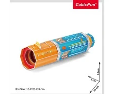 Dėlionė CubicFun CUBIC FUN National Geographic 3D palapinė „Monoklis“
