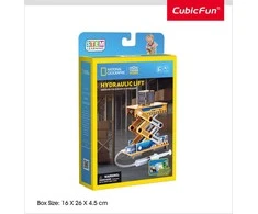 Dėlionė CubicFun CUBIC FUN National Geographic 3D-palapeli "Hidraulinis Keltuvas"